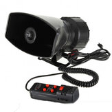 12V Lautsprecher Horn Sirene mit 5 Klangtönen, PA-System mit 60W für Auto, Transporter, LKW
