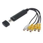 Easycap 4CH USB DVR Video Capture Card Car Video Grabber 