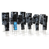 Geekcreit® 1uF-2200uF 125pcs 25 Values Electrolytic Capacitors مجموعة متنوعة