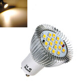 Spotová žiarovka GU10 6,4W 16 SMD 5630 LED teplá biela úsporná 85-265V