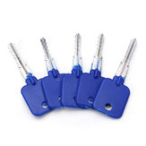 Conjunto de 5 ferramentas de reparo de fechadura DANIU para experimentar chaves de fechadura cruzada