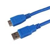 1m USB 3.0 Type A Mannelijk naar Micro B Uitbreidingskabel voor gegevens