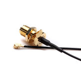 Câble d'antenne de 10 cm avec connecteurs U.FL/IPX et RP-SMA femelle, fabriqué par DANIU