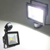 20w bianco 1550lm pir sicurezza Rilevatore LED luce di inondazione 85-265v