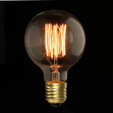 E27 40W G80 Glühfaden Edison Glühbirne mit Retro-Lampe 220V