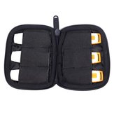 Bubm stockage cas sac pochette de protection pour les lecteurs flash usb batterie 6