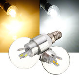 Ampoule à globe LED en verre blanc/chaud E14 4W AC 110-240V