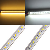 Bande lumineuse rigide à LED blanc chaud/blanc en forme de V de 50CM 5050 9W 12V 36 SMD
