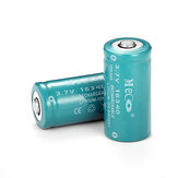 2PCS MECO 3.7v 1200mAh Reachargeable CR123A/16340 Li-ion Battery