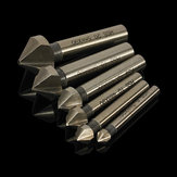 6 Stück 6,3mm - 20,5mm 90 Grad HSS Senkbohrer mit Fasen-Drill Bits Holzbearbeitungswerkzeug