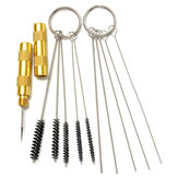 Kit di 11 strumenti per la pulizia e la riparazione delle puntali per aerografo, ago e pennello