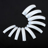 500pcs salone latteo punte di arte francese falsa 3d acrilico unghie