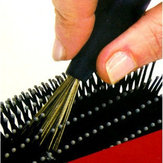 Peine Cepillo para el cabello Belleza de limpieza herramientas Mango de plástico