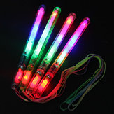 Varios colores 7 modos de LED intermitentes palos varita luz resplandor suministros diversión