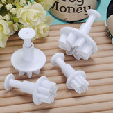 4X Daisy Sugarcraft Cake Decorating Cutter Tool Plunger