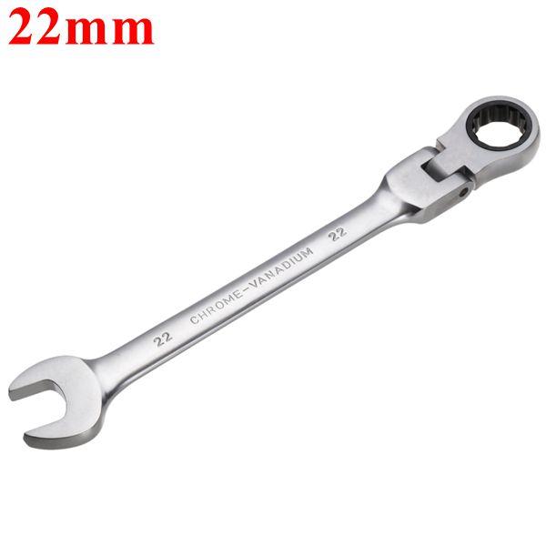 21mm Metric Chrome Flexible Head Ratchet Action Wrench Spanner Nut Tool