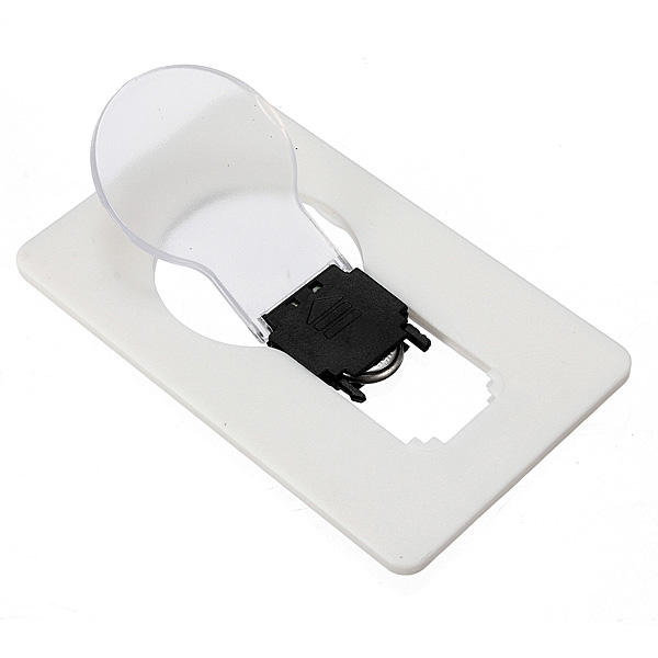 Lampe de poche LED portable en forme de carte, 10pcs Lampe d'urgence pour portefeuille