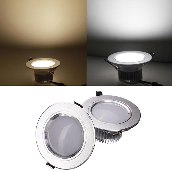 5W LED Down Light Ceiling Recessed Lamp Dimbare 110V + Driver