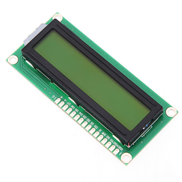 5st 1602 karakter LCD Display Module gele achtergrondverlichting