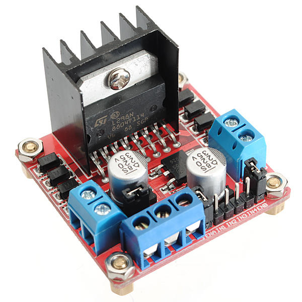 5st L298N Dual H Bridge Stepper Motor Driver Board Geekcreit för Arduino - produkter som fungerar med officiella Arduino