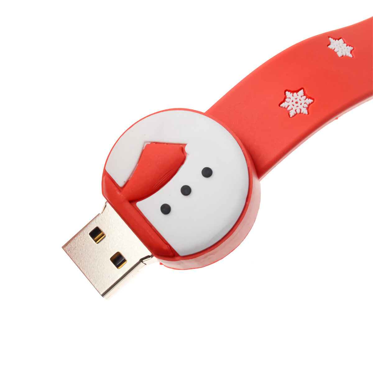 16G USB2.0FlashドライブクリスマススノーマンリストバンドシェイプUSBメモリディスク