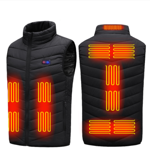 

Unisex 11 Areas Men Women Winter USB Heating Vest Flexible Electric Jackets Fishing Camping Hiking Outdoor Infrared Hunt