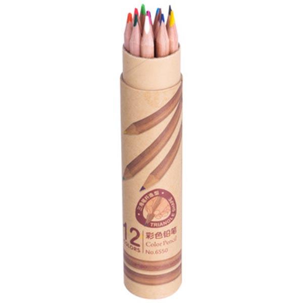Deli 6550 12/18/24/36/48 Colors Pencil Art Painting Supplies Drawing Pencil Stationery School Art Students Supplies