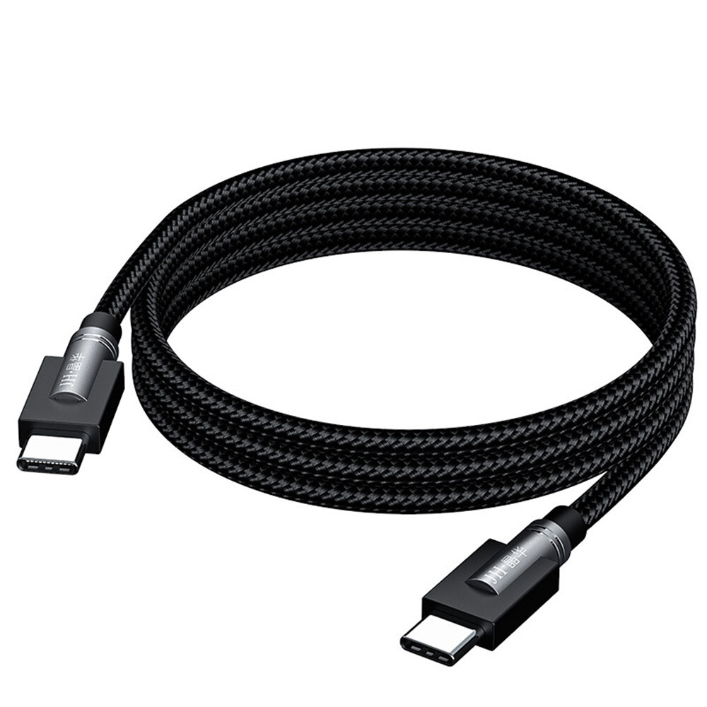 JH U241C Double Head Type-C to Type-C USB 3.1 PD Data Cable Male to Male Fast Charging Line Prepared