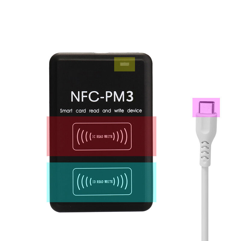 

NFC PM3 RFID Writer Ic 13.56mhz Card Reader Cuid Taag Copier Complete Decoding Function Clone Uid Key Duplicator