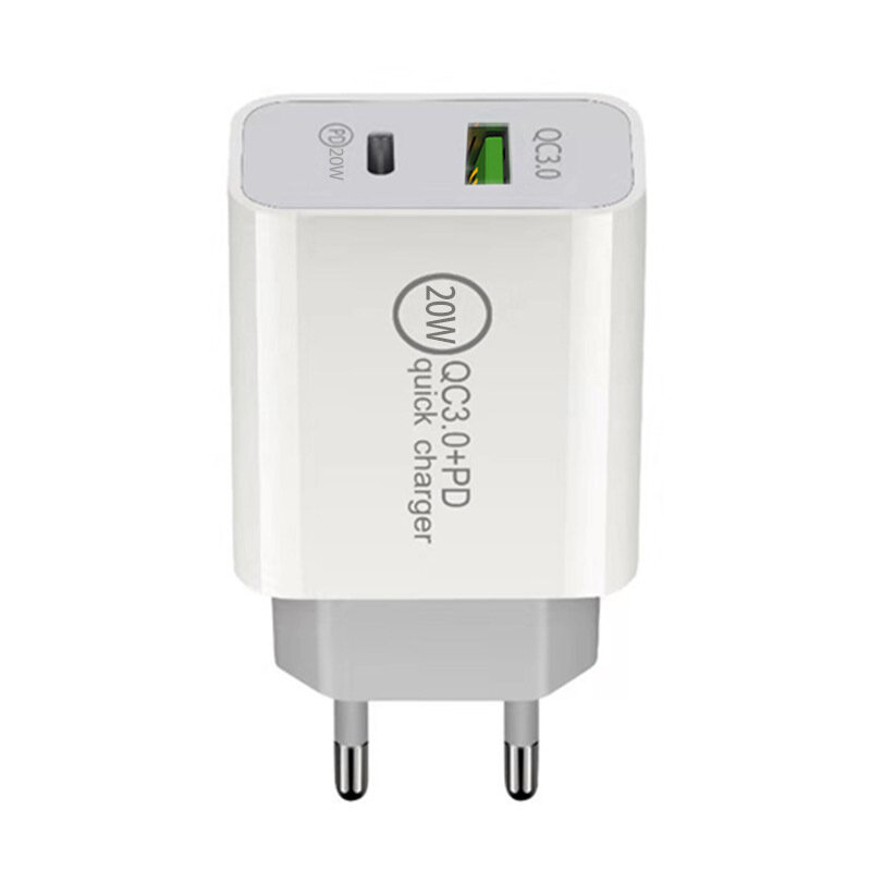 Bakeey PD 20WUSB充電器USBQC3.0 Type-C PD Travel Wall Charger Adapter Quick Charging for iPhone 12 Pro Max for Samsung Galaxy Note S20 ultra Huawei…
