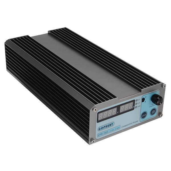 

GOPHERT CPS-1620 0-16V 0-20A Компактный цифровой регулируемый источник питания постоянного тока 110V / 220V