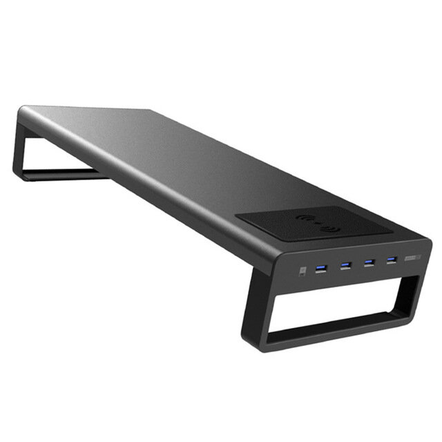 best price,usb,wireless,charger,aluminum,smart,base,laptop,stand,eu,discount