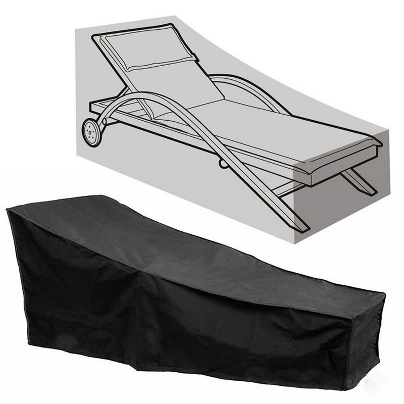 Capa à prova de poeira de tecido Oxford para móveis, capa protetora impermeável para cadeiras de vime e sofás, coberturas para espreguiçadeiras ao ar livre