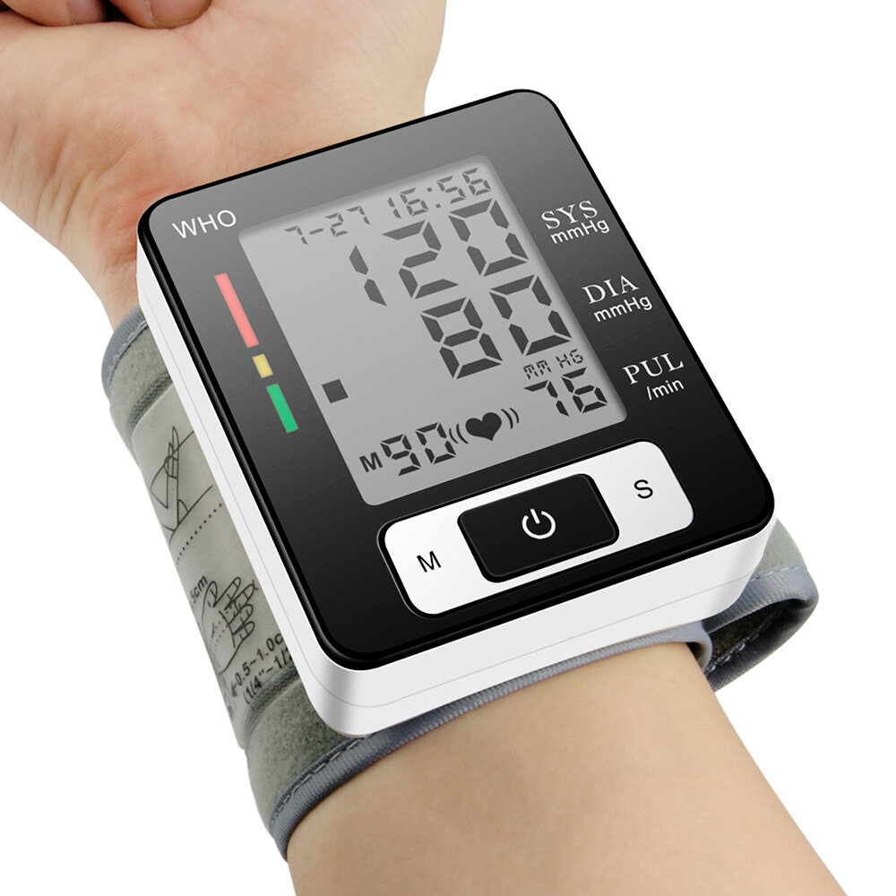 

Home Automatic Wrist Blood Pressure Monitor Blood Pressure Voice Digital Oxygen Blood Glucose Blood Pressure Instrument
