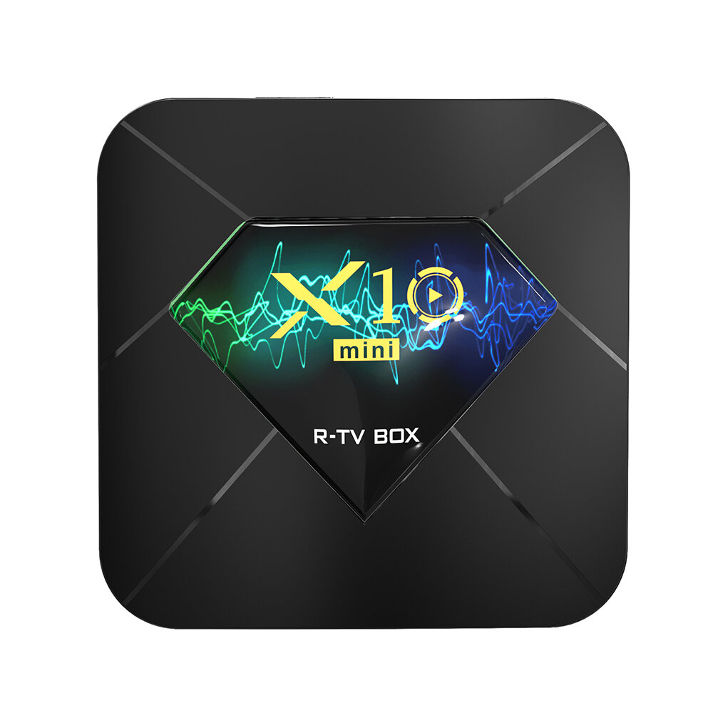 X10 Mini Allwinner H313 DDR3 1GB RAM eMMC 8GB ROM 2.4G Wifi bluetooth 4.1 Android 10.0 4K TV Box Support VP9 H.265 4K@60