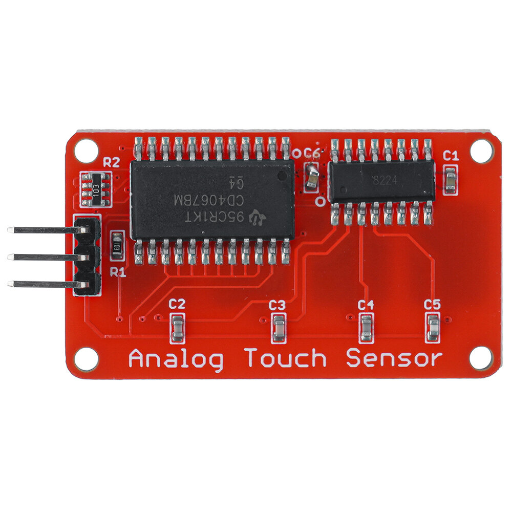 OPEN-SMART? 4-CH capacitieve analoge aanraaksensormodulekaart voor Arduino