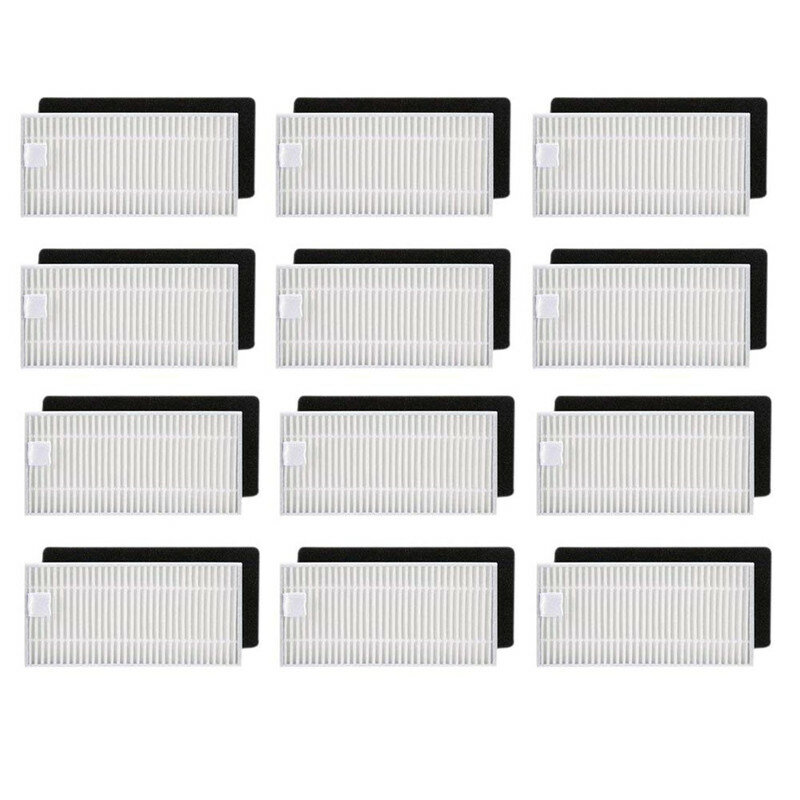 12pcs HEPA Filters Replacements for Ecovacs Deebot N79 N79S Vacuum Cleaner Parts Accessories [Non-Or