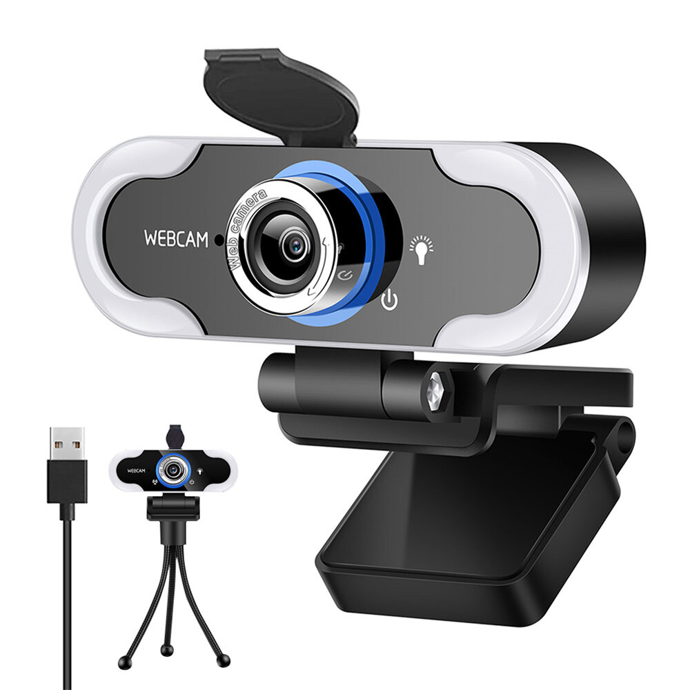 1080P / 2K HD Computer Webcam Autofocus 90 ? Groothoek 4,0 megapixels 30 FPS 3-niveau instelbaar lic