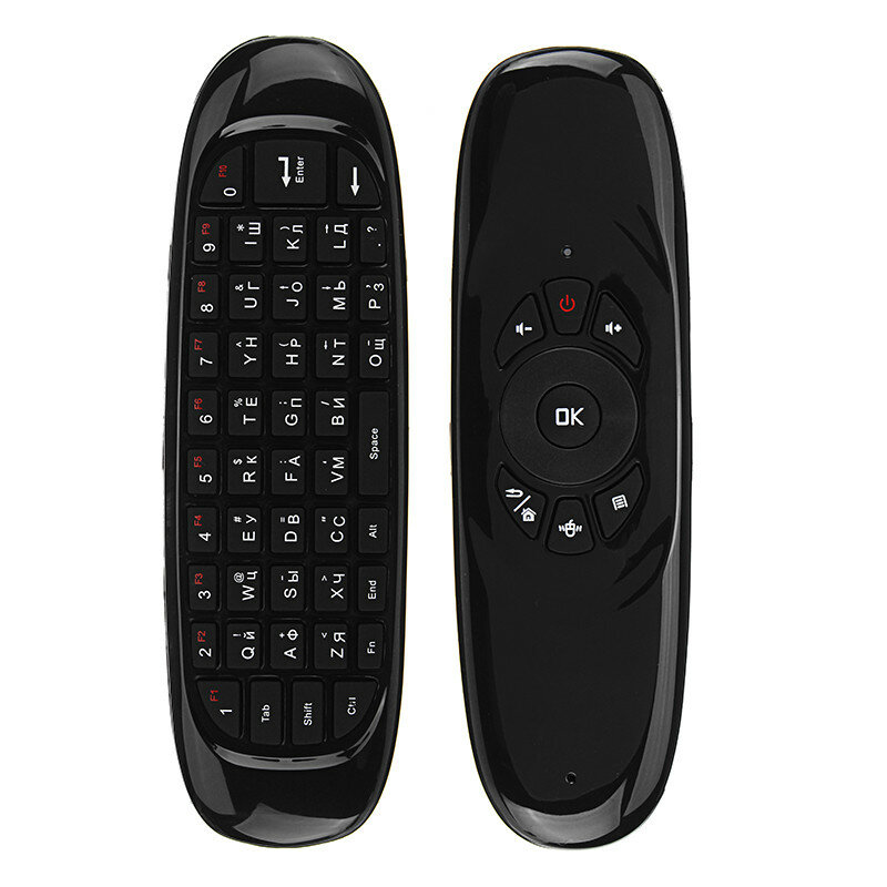 Russisch Engels Thais C120-Axis Gyro 2.4G Air Mouse-toetsenbord voor Android Windows Linux-systemen