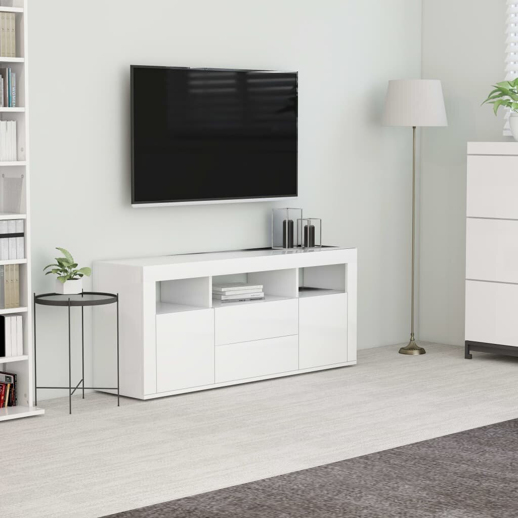 

TV Cabinet White 47.2"x11.8"x19.7" Chipboard