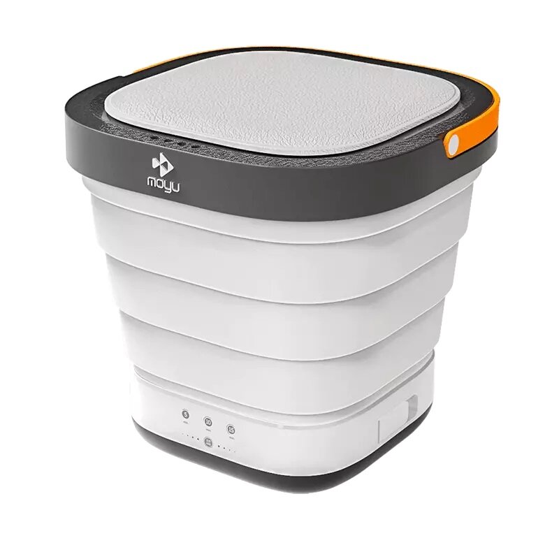 Portable Mini Laundry Washer Foldable Bucket Compact Washing Machine Dorm Travel 