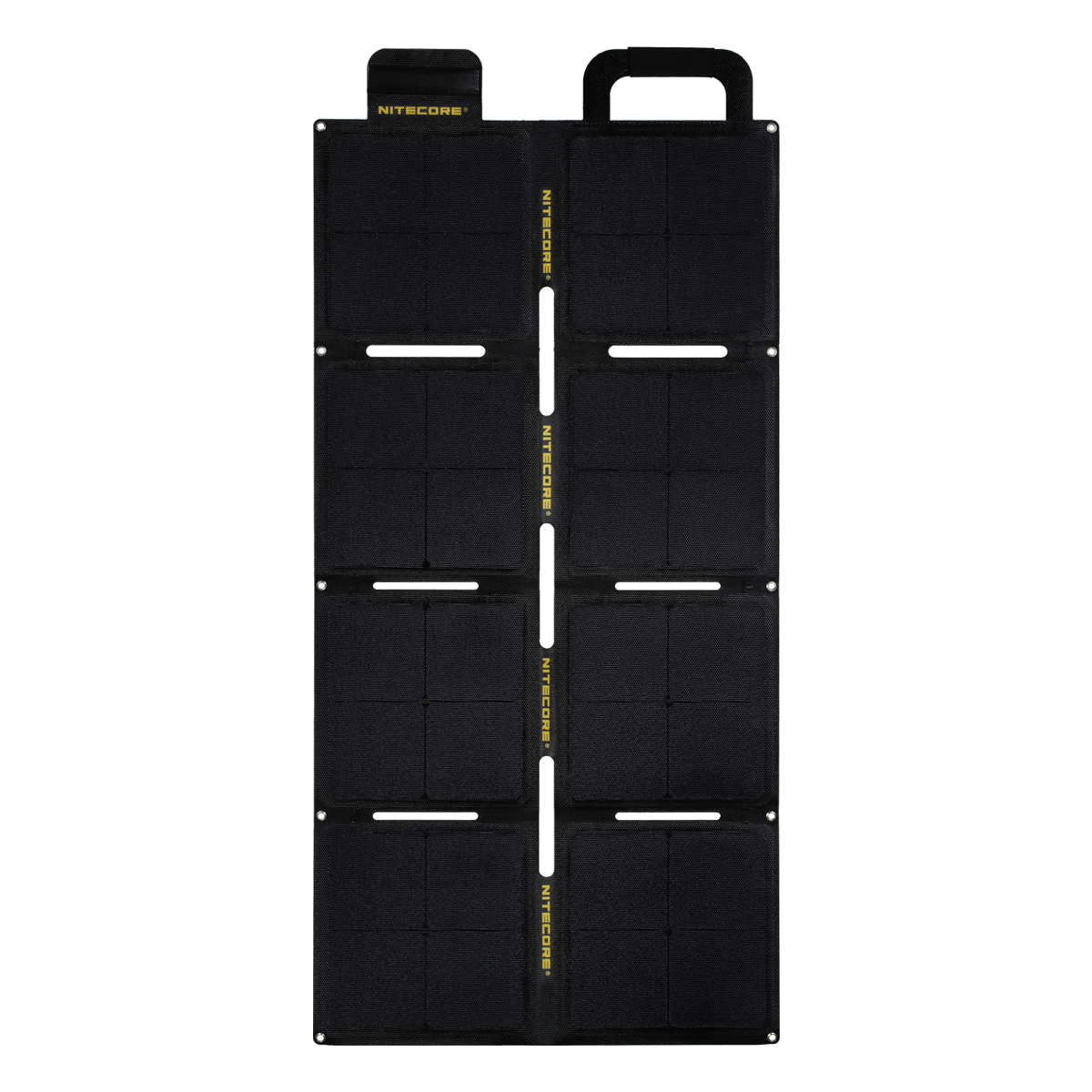 Összecsukható 100W ETFE napelem NITECORE FSP100W IPX5 vízállósággal, 5,6A és 18V kimenettel napelemes eszközök számára kempingezéshez és utazáshoz.
