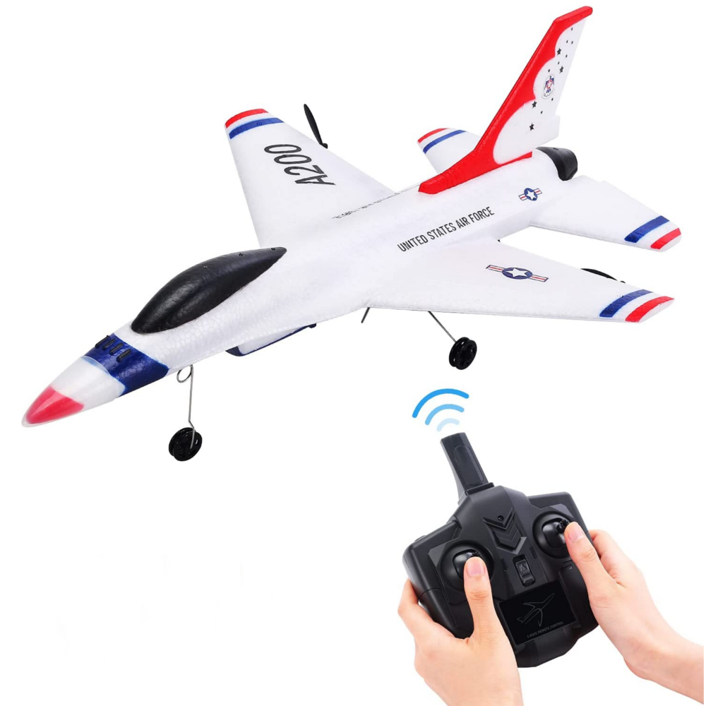 

XK A200 F-16B 290mm Wingspan 2.4GHz 2CH 6-Axis Gyro EPP RC Airplane Glider Fixed Wing RTF For Beginner
