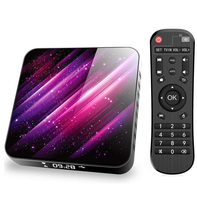 TP03 6K H616 Android 10.0 System Dual Band WIFI 4+64G TV Box Set Top Box