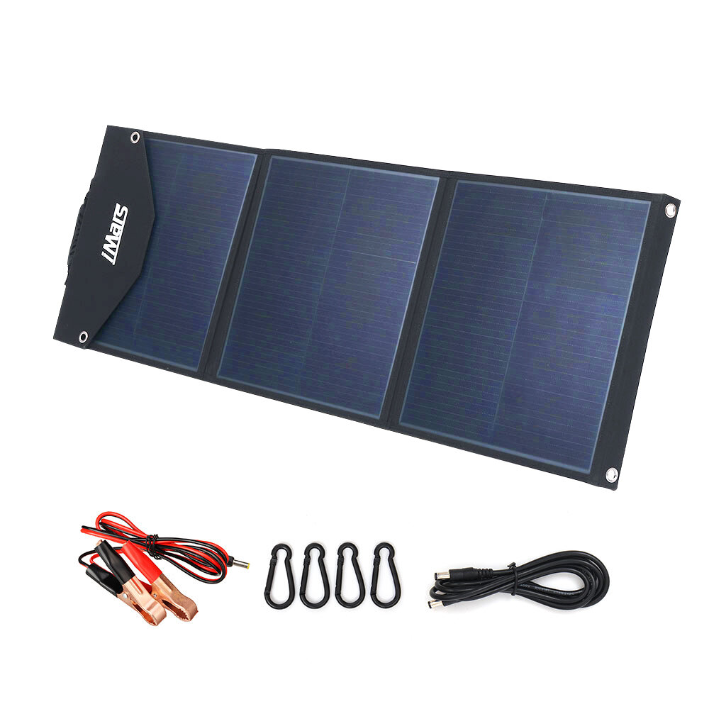 

iMars SP-B100 100W 19V Solar Panel Outdoor Waterproof Superior Monocrystalline Solar Power Cell Battery Charger for Car