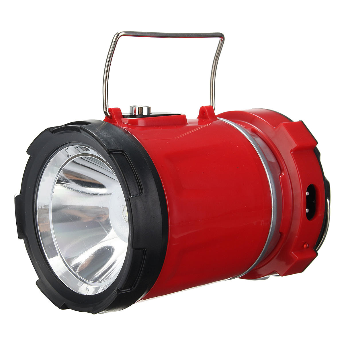 IPRee™ Portable Collapsible 5W LED Light Camp Solar DC Rechargeable Lantern Emergency Torch