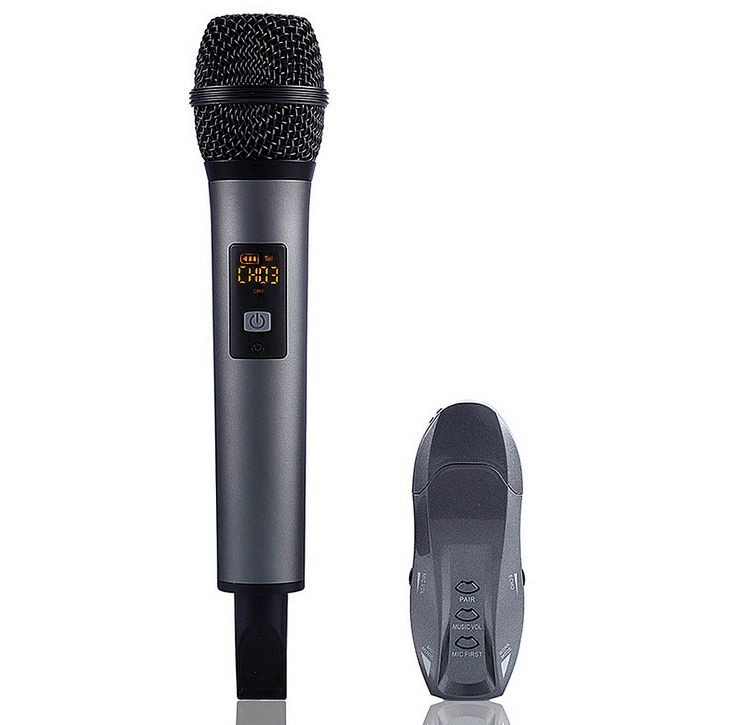 Gitafish K18V Bluetooth Microfoon Draadloos met Receptor Ondersteuning APP voor Home Entertainment C