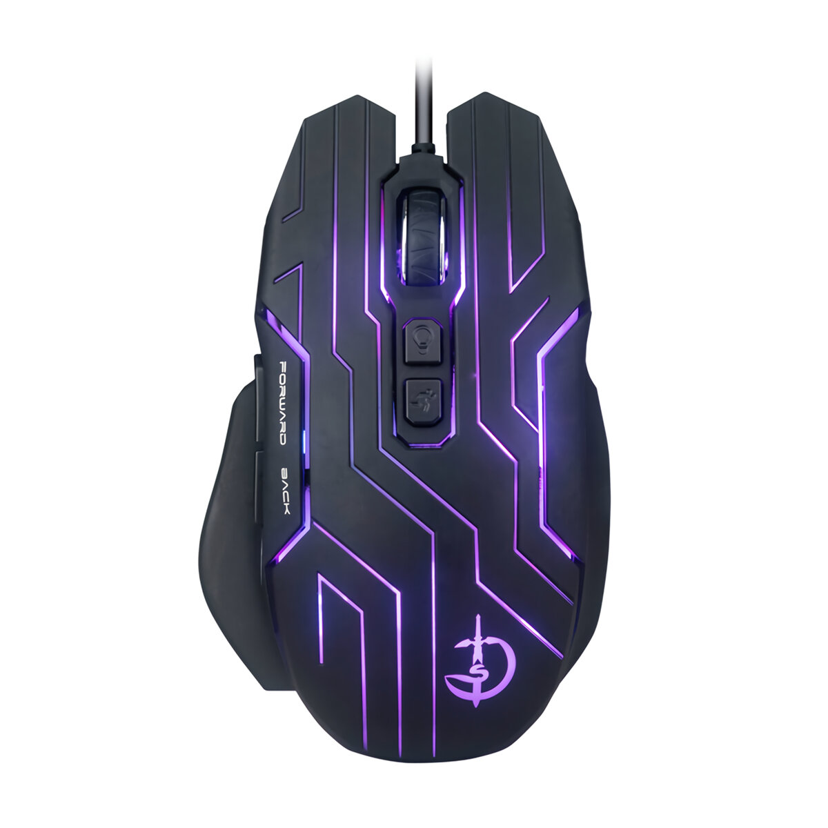 

G600 Wired Gaming Mouse 4800DPI 1000Hz Return Rate Macro Programming RGBBacklight Optical Gamer Mice for CF PUBG LOL