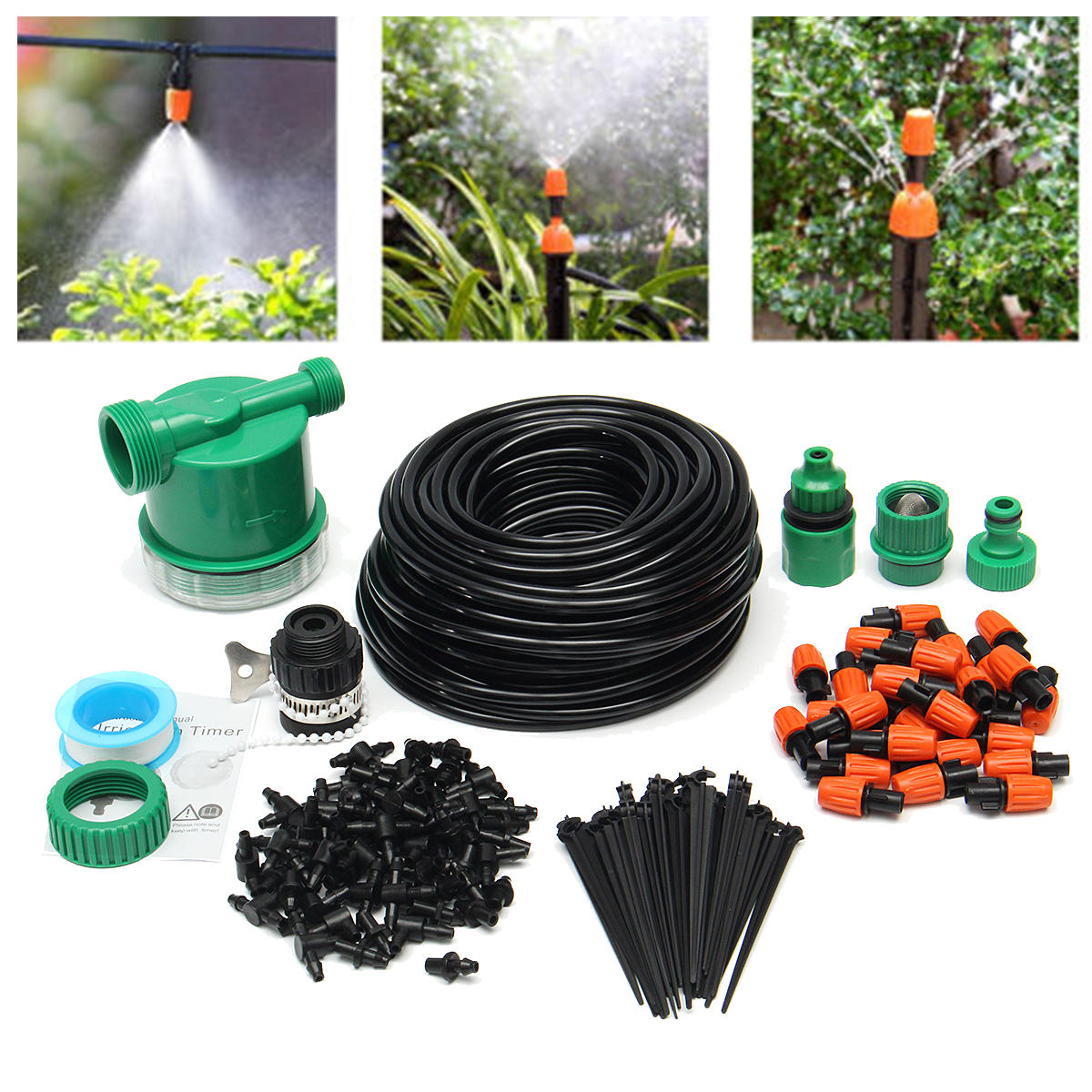 ELECTRONIC WATER TIMER GARDEN HOSE END AUTOMATIC WATERING CONTROLLER