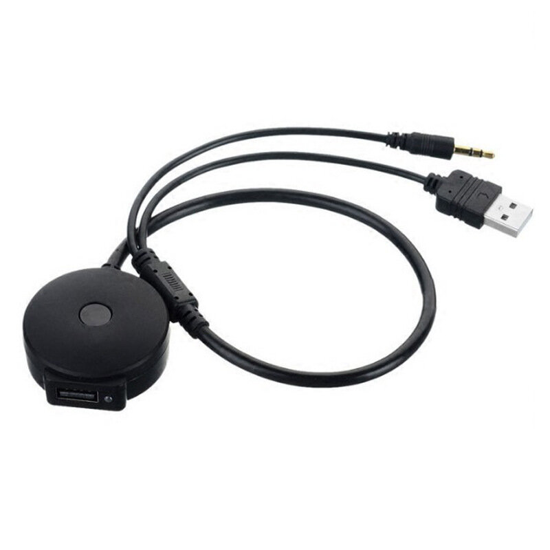 Auto Draadloze Bluetooth Audio AUX USB Muziek Adapter Speler Oplaadkabel voor BMW
